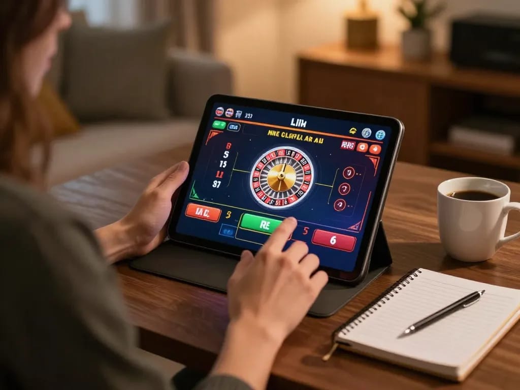 Experience responsible online gaming with link vào lc88 showcased in a cozy home setup