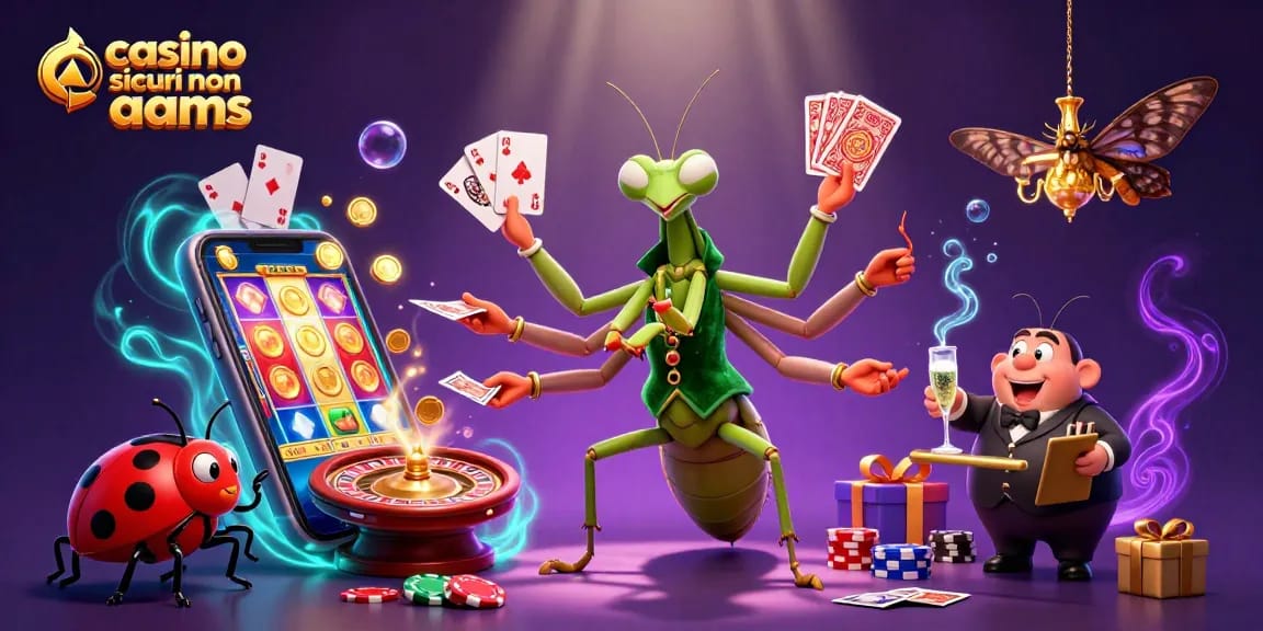 Experience thrilling gaming at casino sicuri non aams with vibrant slot games and engaging characters.