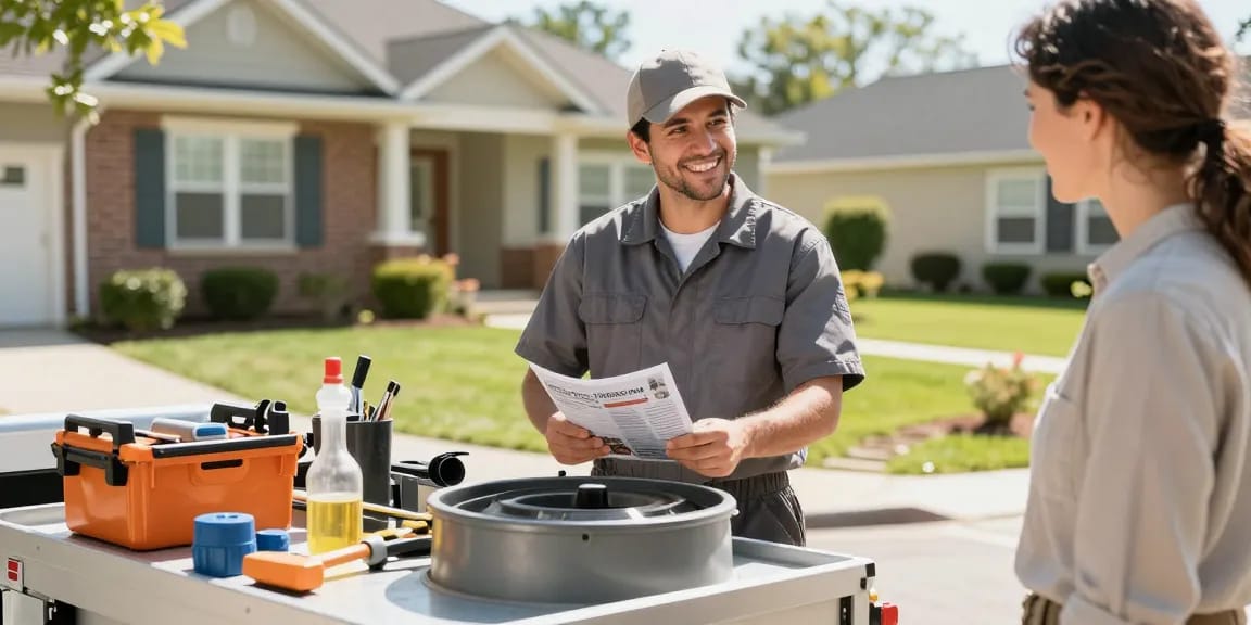 Trusted septic service by licensed professional at local home.