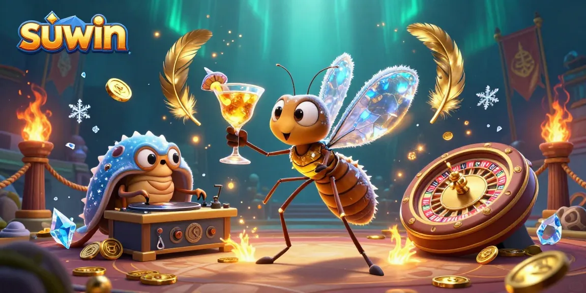 Suwin transforms betting excitement with vibrant characters and thrilling casino elements.