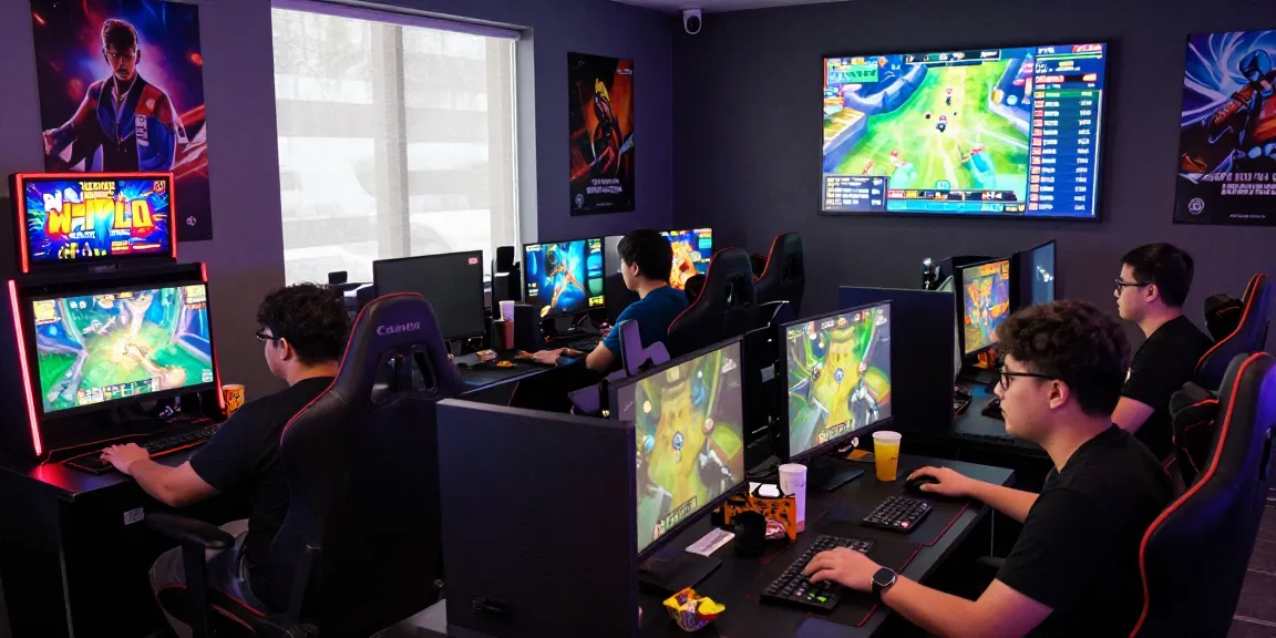 Suasana bermain Super59 dengan pemain slot online yang ceria dan penuh energi.
