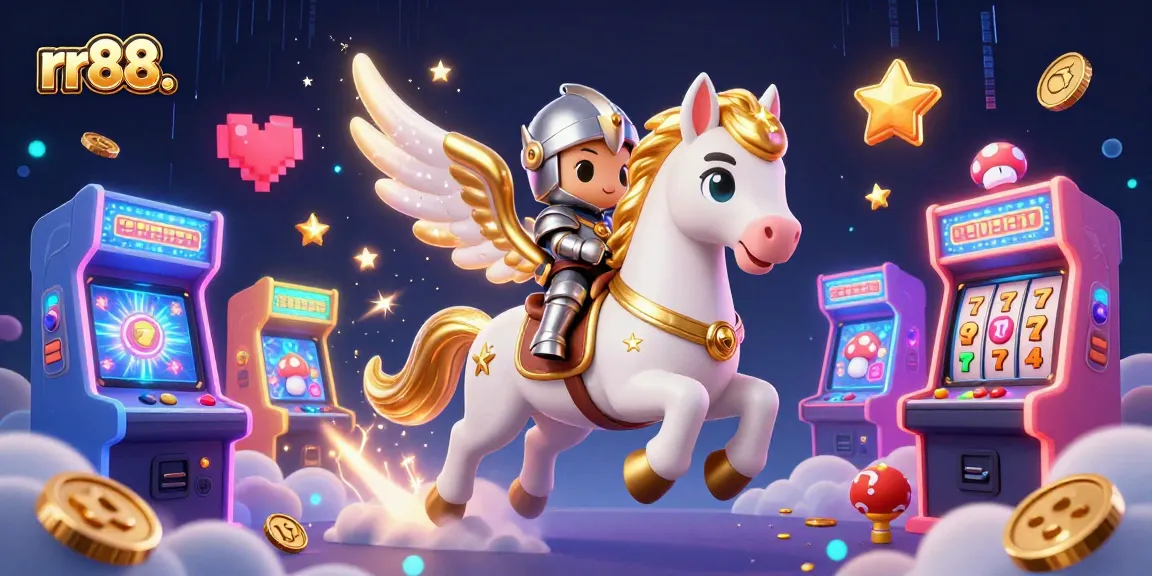 Experience thrilling gameplay at rr88. with a colorful 3D casino scene filled with interactive elements.